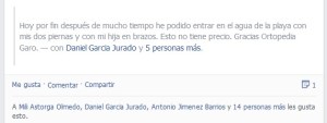 Facebook mensaje